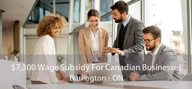 $7,300 Wage Subsidy For Canadian Businesses Burlington - ON